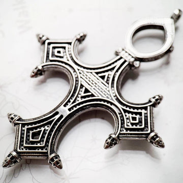 New Traditional Symbolism Cross Pendant - 925 Sterling Silver Vintage Fine Jewelry Gift For Women Men - The Jewellery Supermarket